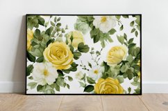 Watercolor Flowers Bouquets, illustration Background Product Image 2