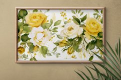 Watercolor Flowers Bouquets, illustration Background Product Image 2