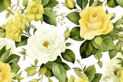 Watercolor Flowers Bouquets, illustration Background Product Image 1