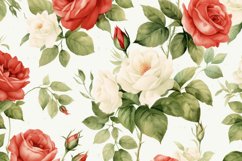 Watercolor Flowers Bouquets, illustration Background Product Image 1