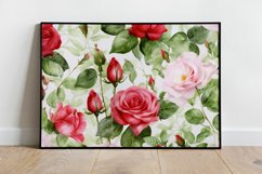 Watercolor Flowers Bouquets, illustration Background Product Image 2