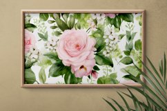 Watercolor Flowers Bouquets, illustration Background Product Image 2