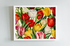 Watercolor Flowers Bouquets, illustration Background Product Image 2