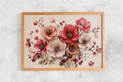 Watercolor Flowers Bouquets, illustration Background Product Image 2