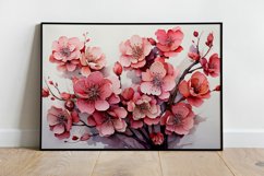 Watercolor Flowers Bouquets, illustration Background Product Image 2