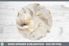 GorgeousWatercolor Flowers Wind Spinner design.