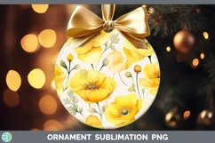 GorgeousWatercolor Flowers Ornament design.