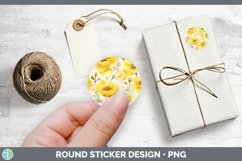 GorgeousWatercolor Flowers Stickers design.