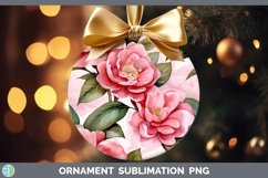 GorgeousWatercolor Flowers Ornament design.