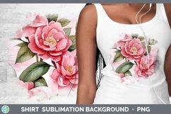 GorgeousWatercolor Flowers Shirt design.