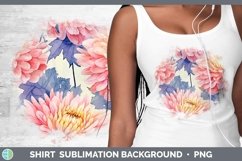 GorgeousWatercolor Flowers Shirt design.