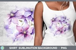 GorgeousWatercolor Flowers Shirt design.