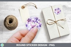 GorgeousWatercolor Flowers Stickers design.