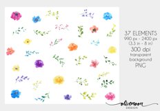 colorful floral clipart