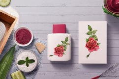 Watercolor garden flowers, hydrangea, roses, tulips Product Image 13