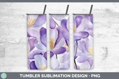 GorgeousWatercolor Flowers Tumbler design.