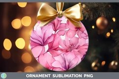 GorgeousWatercolor Flowers Ornament design.