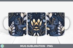 GorgeousWatercolor Flowers Mug Wrap design.