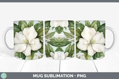 GorgeousWatercolor Flowers Mug Wrap design.
