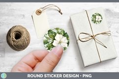 GorgeousWatercolor Flowers Stickers design.