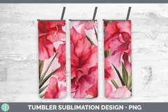 GorgeousWatercolor Flowers Tumbler design.