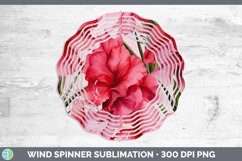 GorgeousWatercolor Flowers Wind Spinner design.