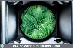GorgeousWatercolor Flowers Car Coaster design.