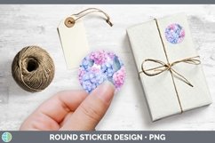 GorgeousWatercolor Flowers Stickers design.