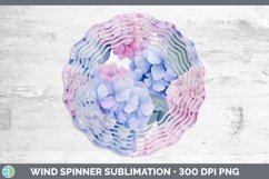 GorgeousWatercolor Flowers Wind Spinner design.