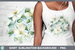 GorgeousWatercolor Flowers Shirt design.