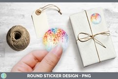 GorgeousWatercolor Flowers Stickers design.