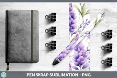GorgeousWatercolor Flowers Pen Wrap design.