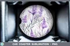 GorgeousWatercolor Flowers Car Coaster design.