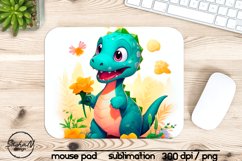 Baby dinosaur mouse pad sublimation designs Product Image 1