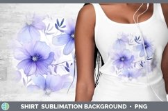 GorgeousWatercolor Flowers Shirt design.
