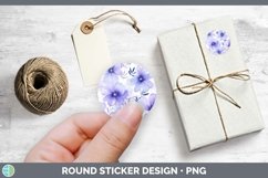 GorgeousWatercolor Flowers Stickers design.