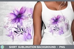 GorgeousWatercolor Flowers Shirt design.