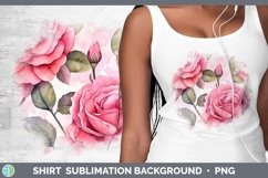 GorgeousWatercolor Flowers Shirt design.