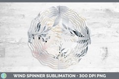 GorgeousWatercolor Flowers Wind Spinner design.