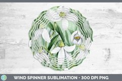 GorgeousWatercolor Flowers Wind Spinner design.