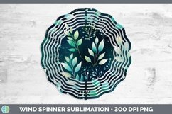 GorgeousWatercolor Flowers Wind Spinner design.