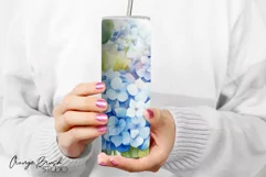 Watercolor Flowers Tumbler Sublimation Summer Tumbler Wrap