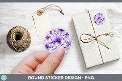 GorgeousWatercolor Flowers Stickers design.