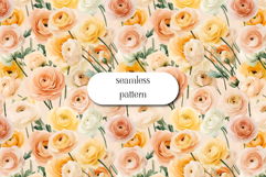 Wildflowers Digital Paper , Flowers Scrapbook, Meadow paper Product Image 1