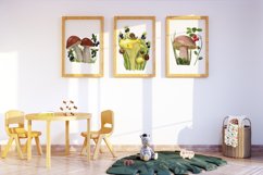 Watercolor forest poster