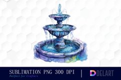 Fountain Illustration PNG Clipart Product Image 1