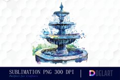 Fountain Illustration PNG Clipart Product Image 1