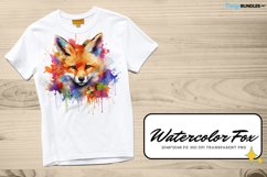 Watercolor Fox design Product Image 1