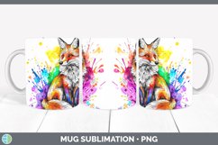 GorgeousWatercolor Mug Wrap design.