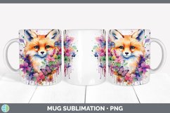 GorgeousWatercolor Mug Wrap design.